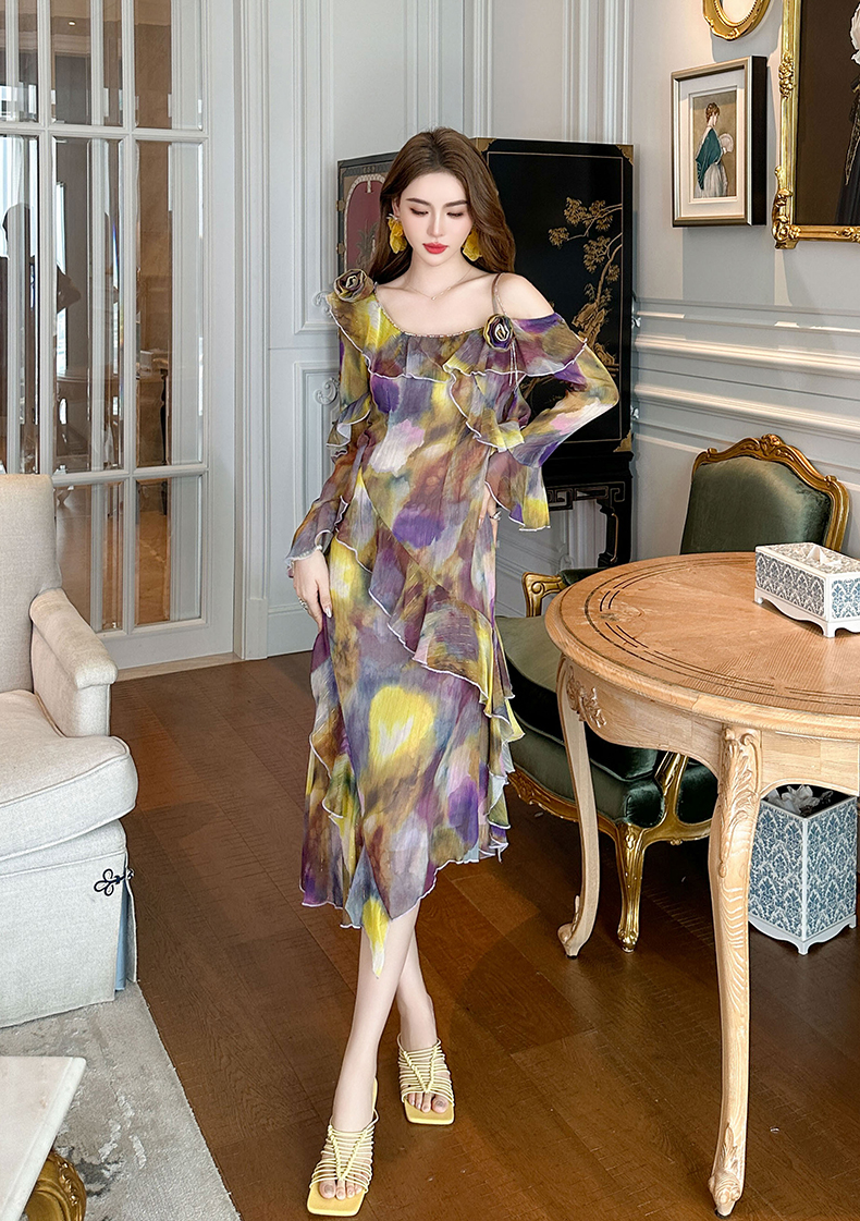 C7634 2330K VÁY ĐẦM LIỀN THÂN NỮ ELOREGS SEXY GỢI CẢM SEXY MÙA HÈ HỌA TIẾT HOA THỜI TRANG NỮ G05 SẢN PHẨM MỚI