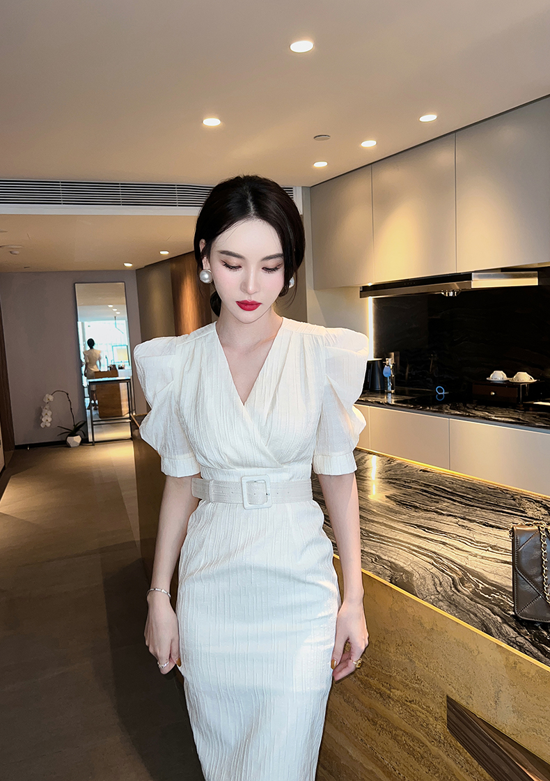 C7925 1660K VÁY ĐẦM LIỀN THÂN NỮ ELOREGS DÁNG ÔM BODY GỢI CẢM SEXY TAY PHỒNG THỜI TRANG NỮ G05 SẢN PHẨM MỚI