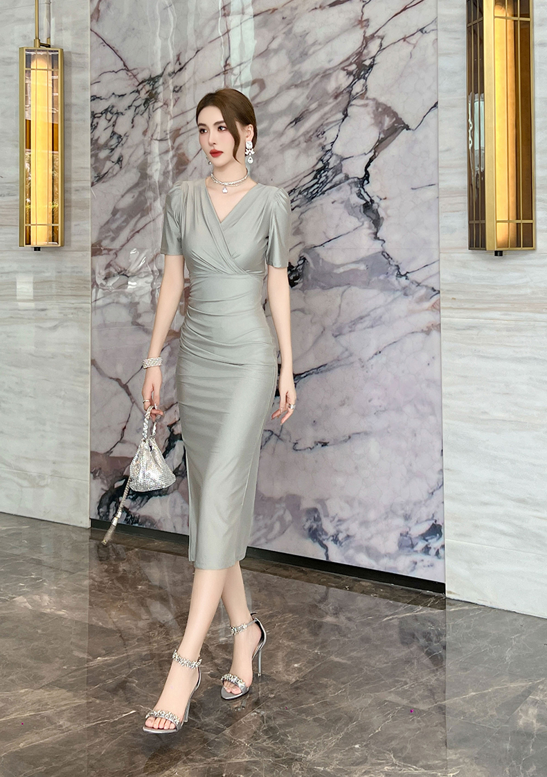 C7618 1620K VÁY ĐẦM LIỀN THÂN NỮ ELOREGS SEXY GỢI CẢM SEXY MÙA HÈ PHỤC CỔ CỔ ĐIỂN THỜI TRANG NỮ G05 SẢN PHẨM MỚI