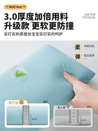 Детская лента для кровати на стену, трехмерная самоклеющаяся наклейка, защита от столкновений, 3D