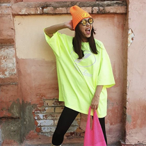  Self-developed and tested we11done3M reflective LOGO fluorescent short-sleeved t-shirt loose plus size mens and womens WELL