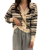 Короткая полосатая тонкая вязаная базовая рубашка для женщин весной, осенние и зимние топы, модный интернет-стиль знаменитостей