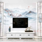 Новый китайский стиль гостиной телевизор Фон настенные металлические граница граница римские колонны настенные мраморные чернила просачивание