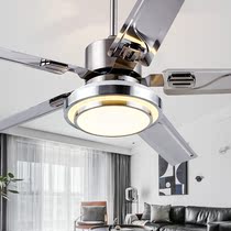 52 inch five-leaf wind ceiling fan lamp home living room dining room fan lamp ceiling with electric fan chandelier integrated
