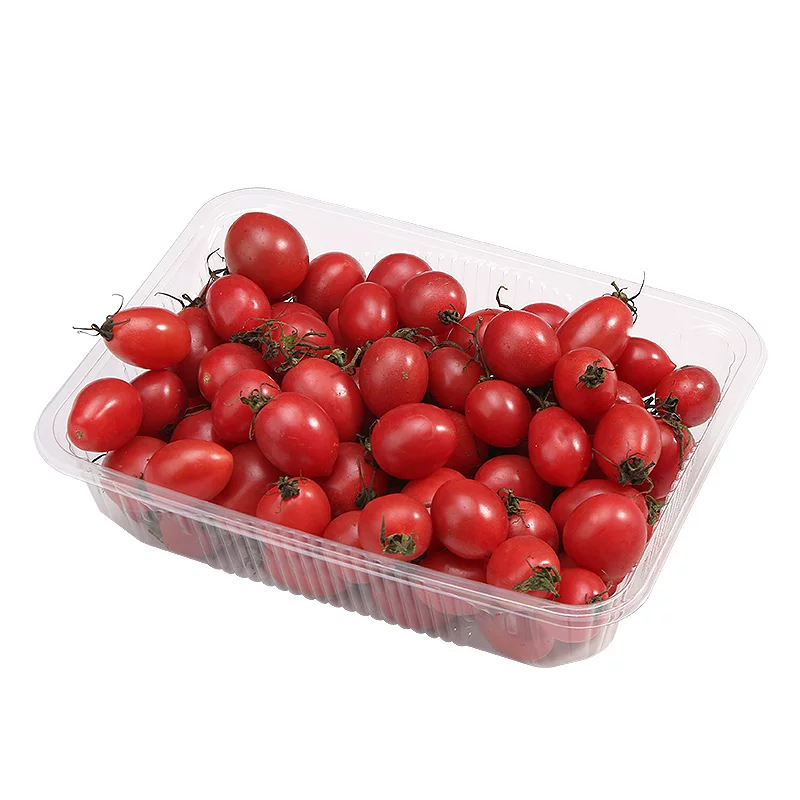 Disposable fruit packaging box transparent lidless fruit cutting box watermelon box internet celebrity hot style large fruit packaging box