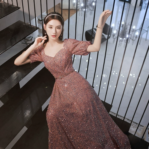 Элитное розовое вечернее платье, коллекция 2023, яркий броский стиль, премиум класс