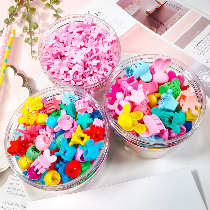 Korean girl cute mini small clip princess color braid hairpin children's broken hairpin baby headwear