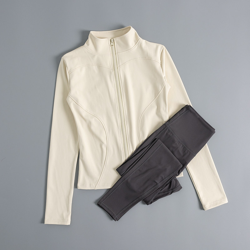 Fitness Suit Women Autumn Winter Professional Morning Running Sports Women Suit Yoga Suit Women 2023 New Riding Outdoor Training-Taobao