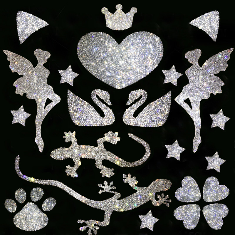 Hot sell delicate drilling patch sticker stickers hat clothing bag tide accessories hot drilling pattern plate