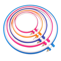 24cm Embroidered lap Show shed round embroidered embroidered embroidered cross embroidered accessories Mini tool Tighten Hand Cloth Brace