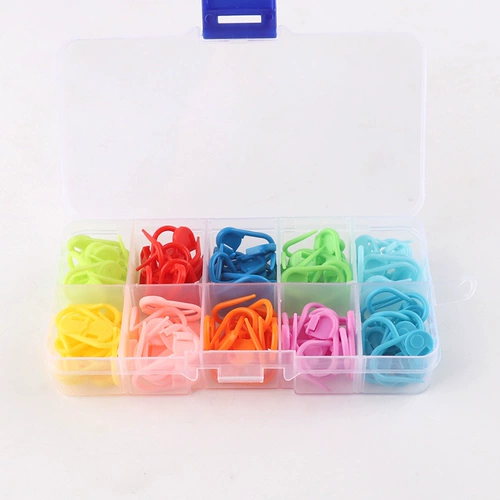 Пластиковый шерстяной крючок для вязания ручной работы, плетеный свитер, вспомогательная булавка