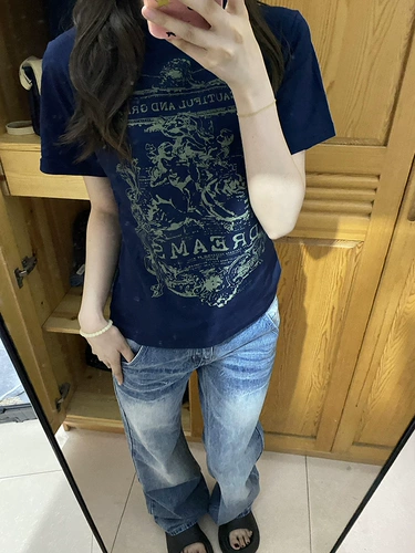 Летняя сексуальная короткая футболка, в американском стиле, облегающий крой