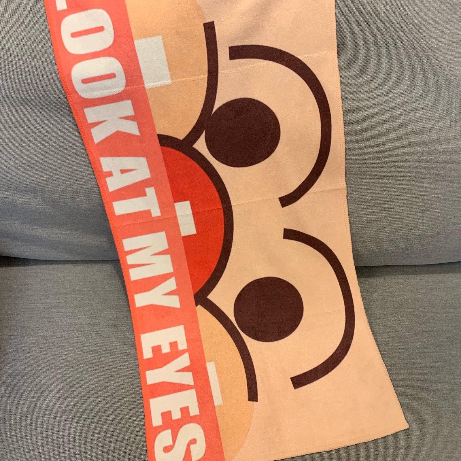 Bread cute cartoon sports towel sucking sweat for men and women fitness running sweat towel New year gift