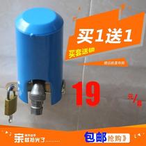 Multi-function lock cover water pipe lock cover box with key lock faucet outdoor anti-shop surface old-fashioned faucet