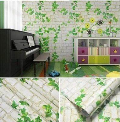 Wallpaper self-adhesive bedroom warm waterproof European-style PVC wallpaper 10 meters 60cm wide background wall dormitory decorative wall stickers