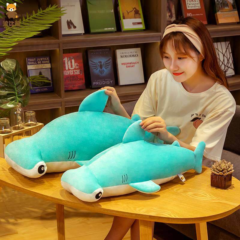Bobbi bear plush toy hammer shark doll pillow cartoon ocean big shark doll doll birthday gift