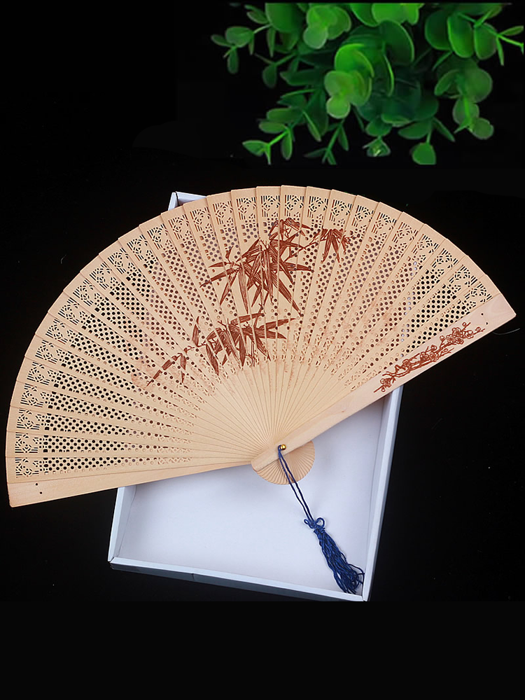 中国香木扇子 骨董品 50cm 扇子 中国香木扇子 骨董品 50cm 扇子