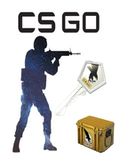 Ключевой коробки CSGO Действие