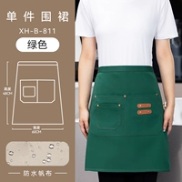 XH-B-811 Водонепроницаемый фартук из полубрезента, зеленый