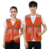 Светоотражающий безопасный летний дышащий жилет для работы, делается под заказ