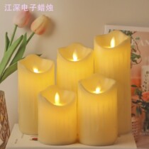Electronic simulation candle presented battery emulation electronic candle lamp paraffin wedding road leading restaurant Bar mil-in-room drama