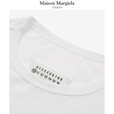 [Подарок фестиваля Qixi] Maison Margiela Magira Inverted Logo Classic T -Fork Short -Sleeved White T Top