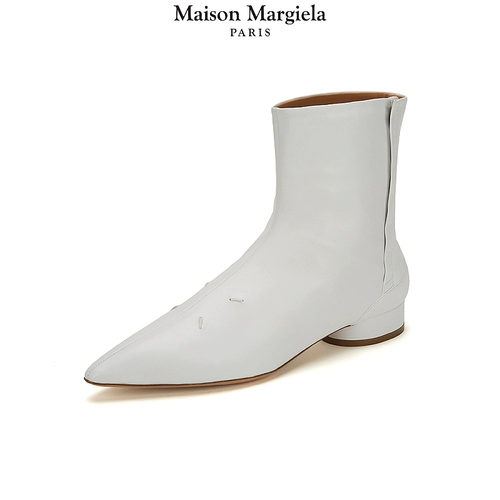 Maison Margiela Magila 2020 Spring и Summer French Luxury 4-stitches Lected Foot Ackle Женские ботинки