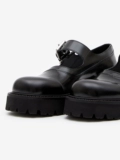 Кожаные туфли на платформе, демисезонная обувь