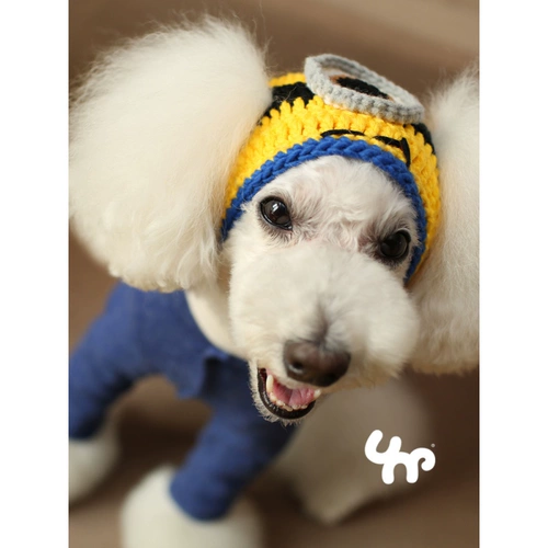 Семья Бао Семейство Unpeat Кот и собака Pure Cotton Cute Peach Festival Hat Pure Hand -Fail Christmas Pet Clothing