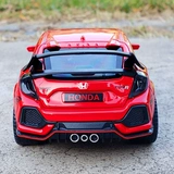 Honda, warrior, реалистичная металлическая модель автомобиля, фигурка со светомузыкой, игрушечная машина, масштаб 1:32
