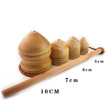 Solid Wood gyro luminous youth children adult fitness wooden camel snail whip rope Wood old cattle middle-aged and elderly