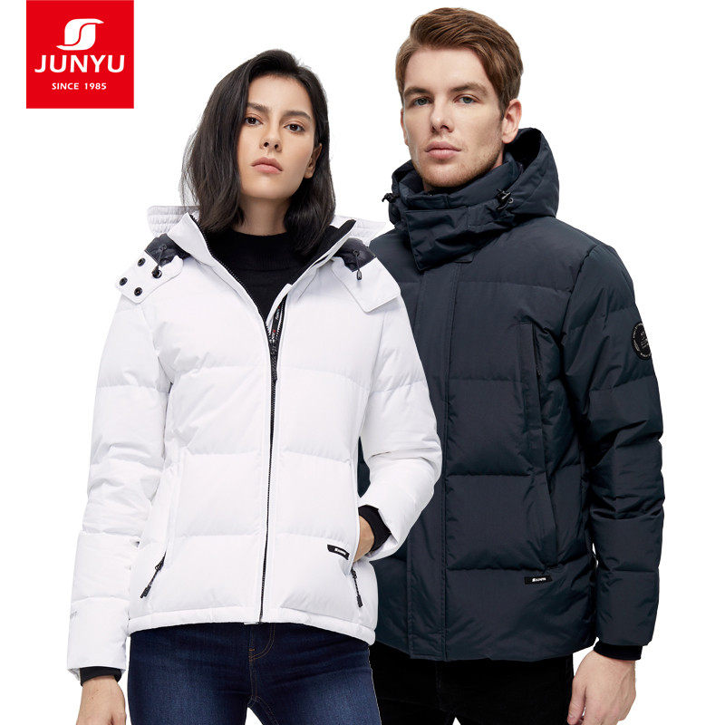 Monarch's anti-season goose down clothes men and women Thickened Winter Ladies Fashion Short outdoor down clothes Men's F52129