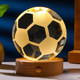 Rechargeable 3D Engraved Football Crystal Ball, Basketball, Badminton, Volleyball, Birthday Gift, Graduation Season Gift for Boys, Decorative Item