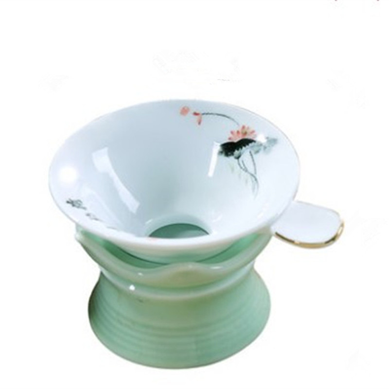 Catch tea strainer tea every ceramic tea set tea accessories make tea tea filters, creative teacups