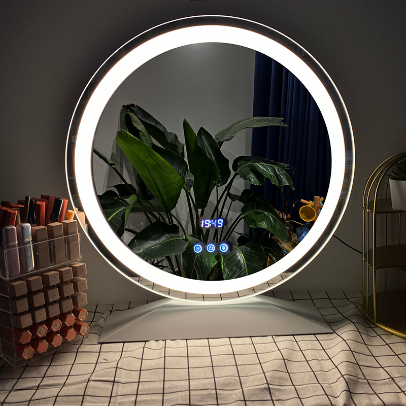 Smart lighted dresser mirror makeup mirror desktop charging desktop bedroom make-up vanity mirror fill light large