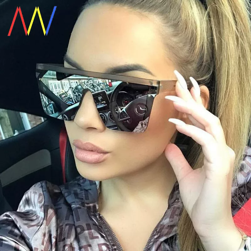 Солнц Ladies для женщин оттенки Солнцезащитные очки большие очки
