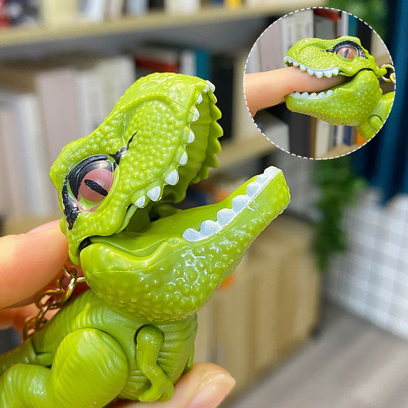 Cute Dinosaur Keychain Pendant, T-Rex Realistic Model, Claw Machine Small Gift, Premium Machine Bag Decoration