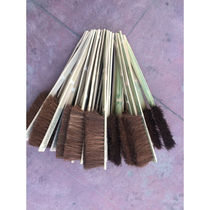 Brown bristle brush lathe brush long handle brown bristle brush bamboo board brush long handle brush brown brush machine tool brush brown wire total length)