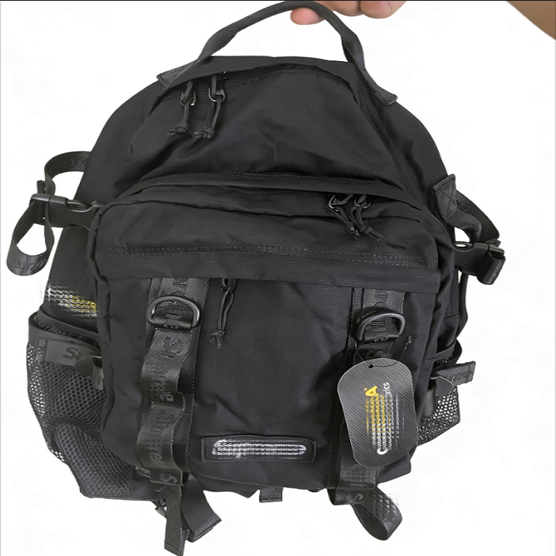 Mr t Xu Ss26 Backpack Week1 Embossed Backpack School Bag