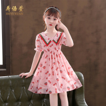 Girl Lian Dress Snowspun Tennis Net Red Summer Dress 2022 New Ocean Gas Summer Children Skirt Princess Dresses Princess Dresses Summer Season