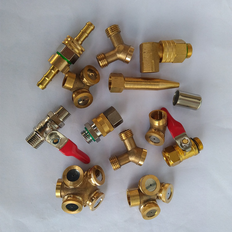 Agricultural spraying pipe joint motorized spraying machine high-pressure outlet pipe fast copper joint valve conversion switch three-way