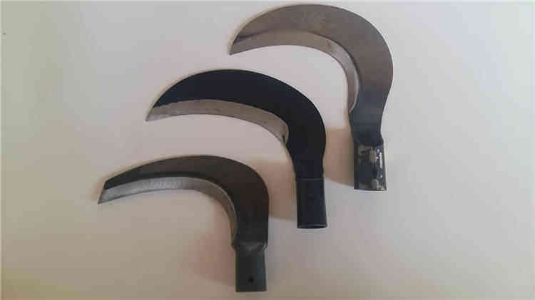 New harvesting knife steel sickle mower sickle grass sickle grass sickle sickle steel sickle head chai knife bamboo knife farm tools five