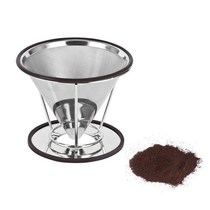 stainless steel coffee filter coffee dripper pour over coffe