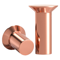 GB869 copper percussion countersunk head rivet solid flat head flat cone head copper rivet M2M2 5M3M4M5M6M8
