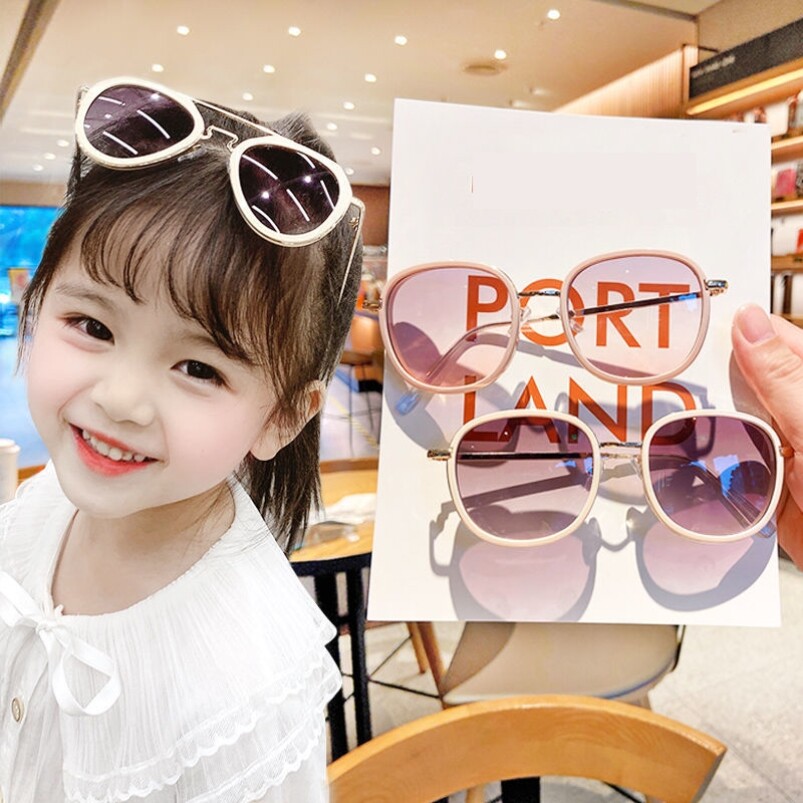 Children Sunglasses Polarized Anti UV Children Sunglasses Walking Show Children Glasses Fashion Clams Girl Baby Girl