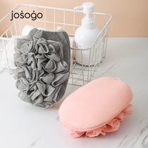 Double-sided bath gloves thickened frosted bathing towel bathing towel adult back artifact powerful rubbing ash mud does not hurt
