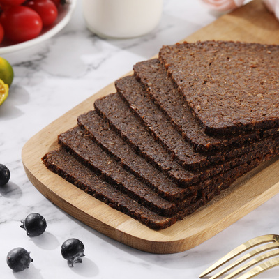 德运全麦高纤黑麦黑面包