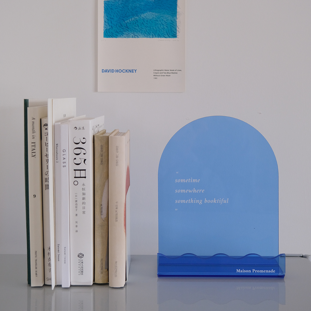 Maison Promenade BlueWave series Blue Acrylic desktop books in collection