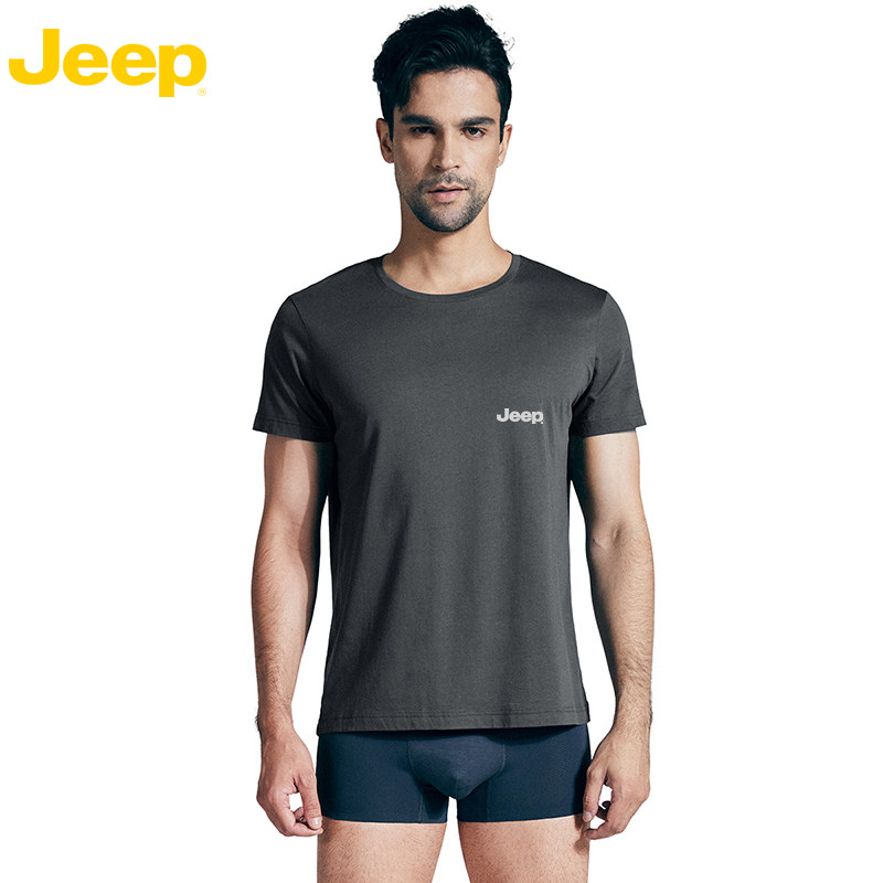 JEEP/吉普 男女 100%纯棉T恤 图2