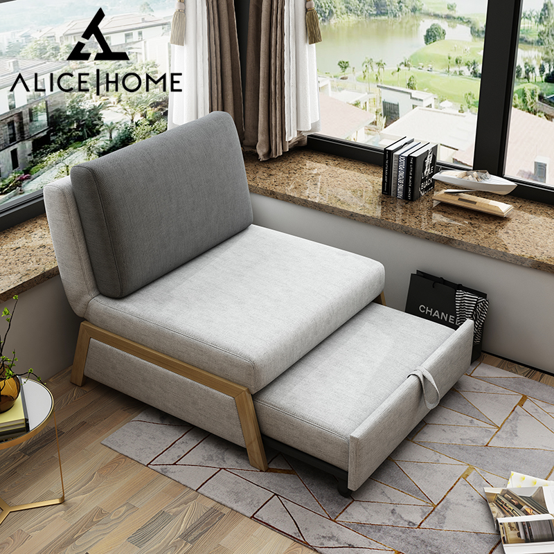 Child Sofa Bed Small Household Type Telescopic Bed Dual-use Multifunction Book Room Sleeping Chair Fold Afternoon Nap Bed With Small Bed Single Bed Single Bed